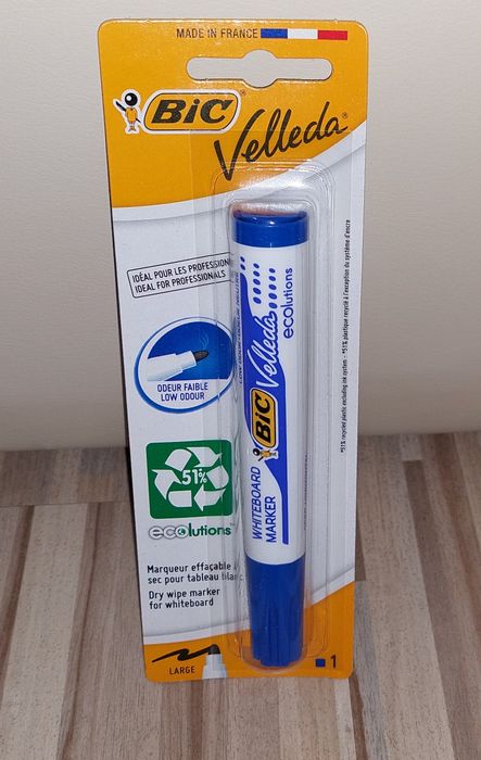 Marker Bic Velleda pt.tablă magnetică albă,sigilat.