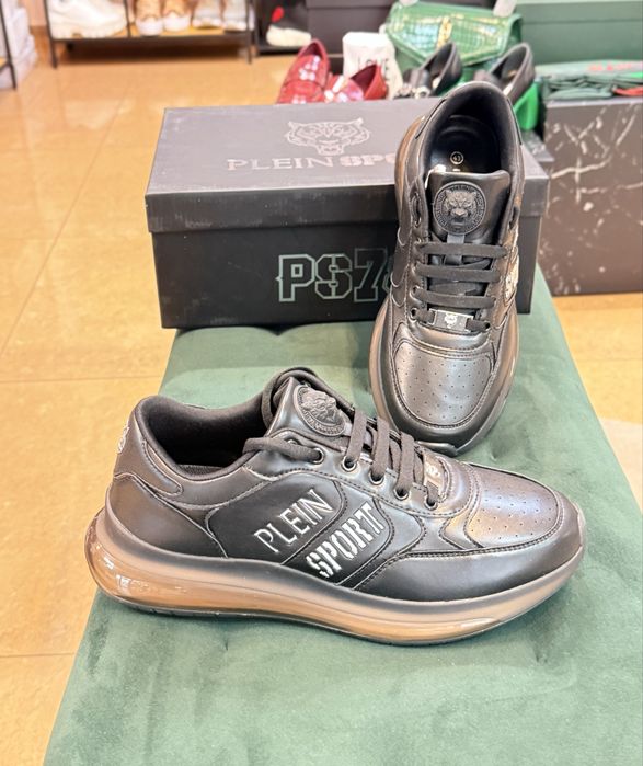 Оригинални мъжки сникърси  Philipp Plein Sport кожа