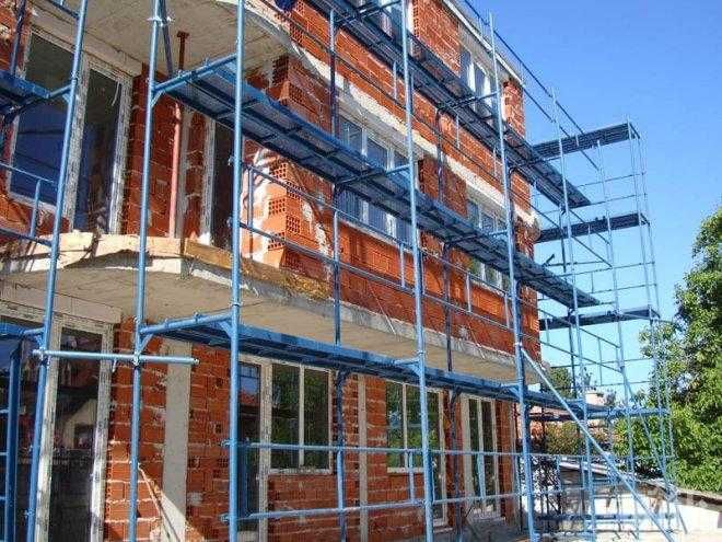 СКЕЛЕ под НАЕМ за Фасади --на Секции Рамково