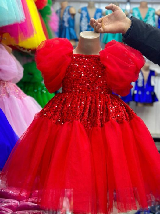 Платье для девочек новогодние, поаздничные