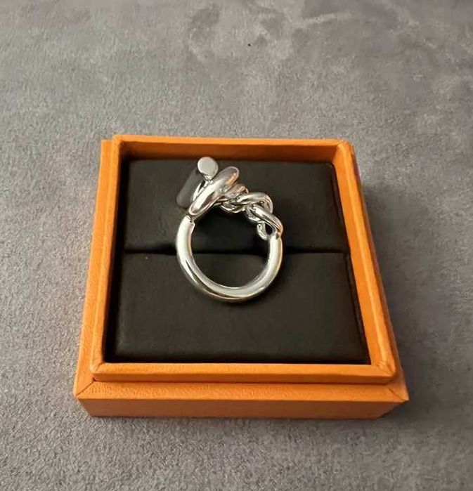 Hermes оригинален сребърен пръстен