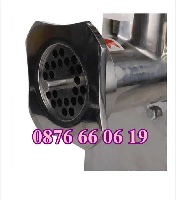 Професионална месомелачка ТК22, 2200W, 220 кг/ч с 3 решетки и 2 ножа