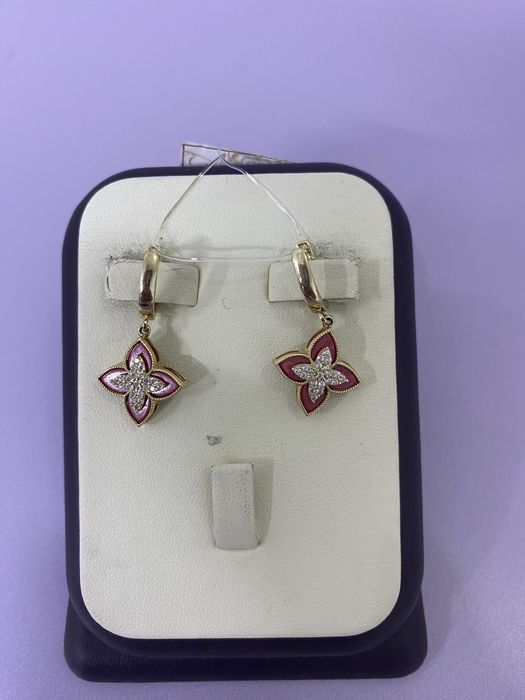 Золотые серьги КО28528
