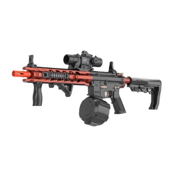 Гел бластер М4, автоматична стрелба, електрически и ръчно зареждане