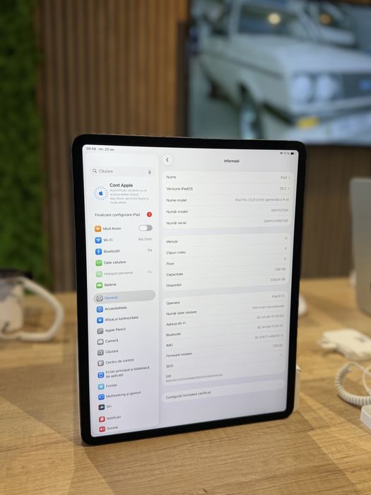 **ATS GSM**iPad Pro 12,9-inch Gen 4 256Gb Cel/Fact+Gar 12 luni