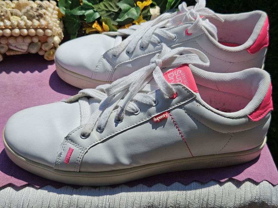 Superdry кожени кецове