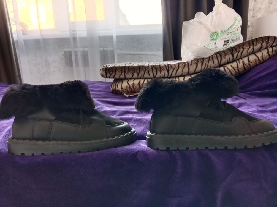 Угги чёрные новинка