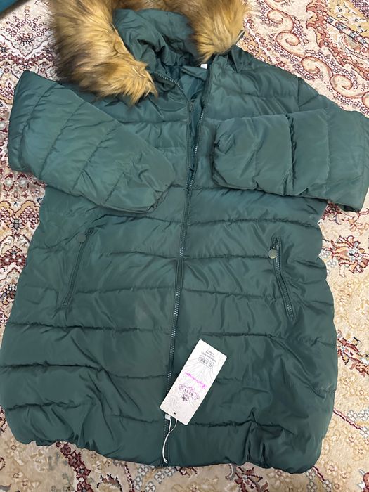 Теплая куртка удлененная