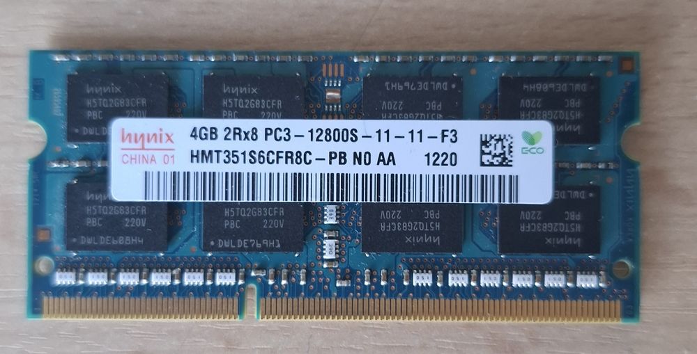 Memorie RAM sodimm laptop DDR3 PC3 1600 MHz (12800)