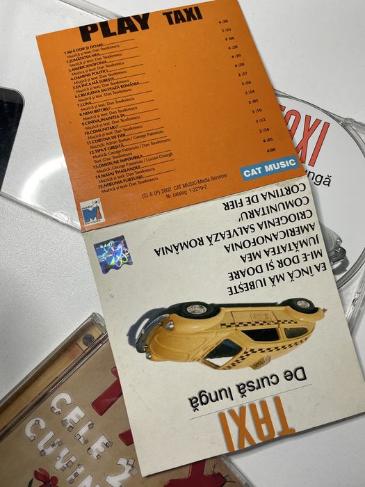Set doua CD uri trupa Taxi - De Cursa Lunga 2002 + Taxi - Cele Doua Cuvinte 2011 Rock Muzica Romaneasca