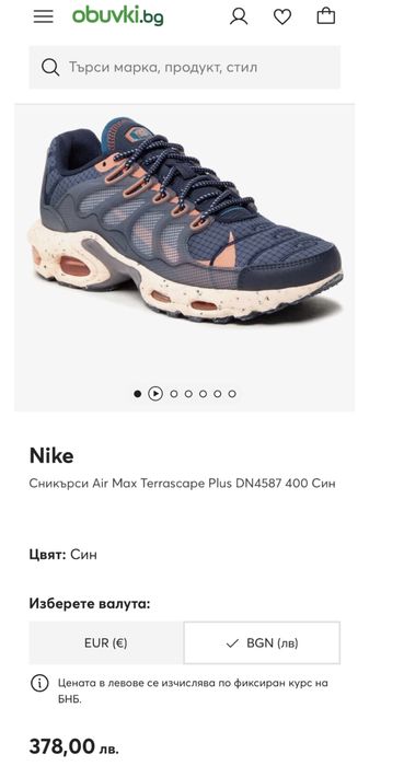 Nike TS terrascape plus маратонки