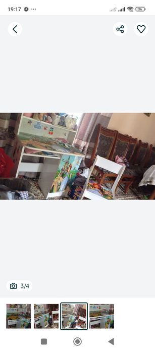 Стол стулчик детская