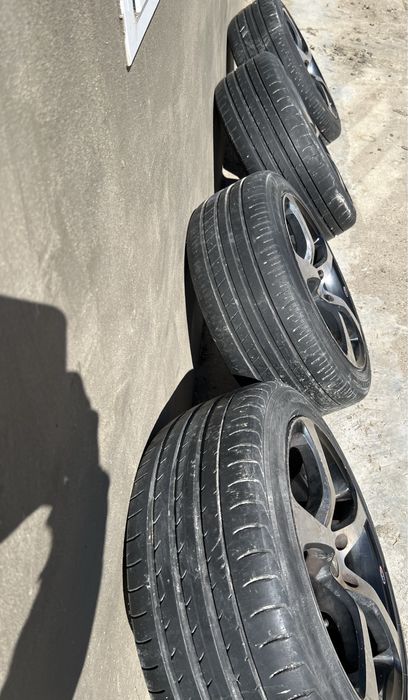Set 4 jante Jaguar cu anvelope de vara