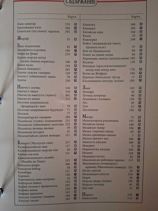 Енциклопедии "Чудният свят на животните"