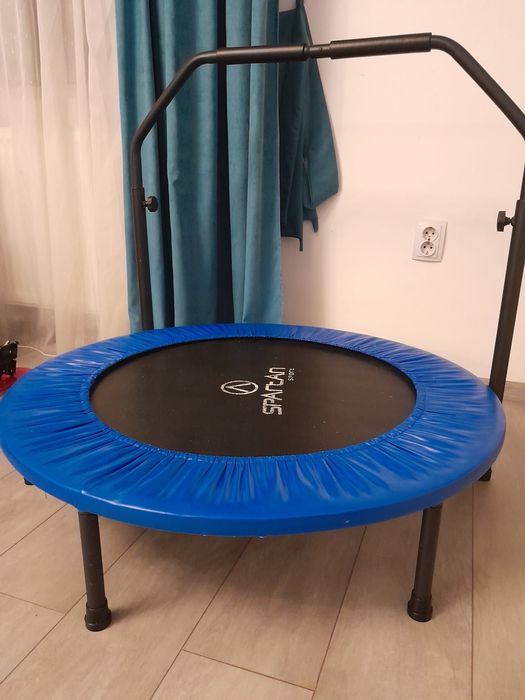 Mini trambulina copii SPARTAN cu maner, reglabila 96 CM