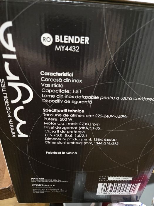 Blender myria nou