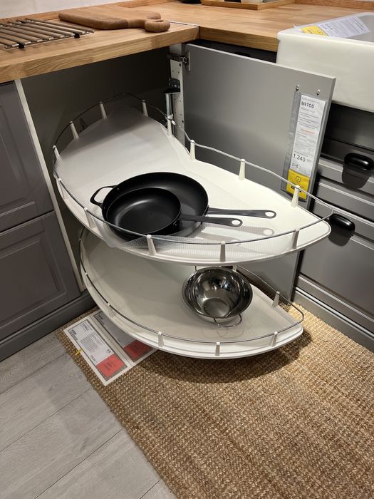 Sistem mobila bucatarie culisant extracție polițe glisiere colț