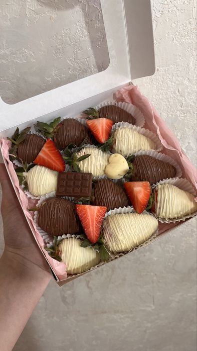 клубника в шоколаде
