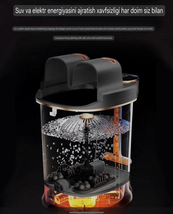 оригинальный Ведро для ванны для ног с автоматическим нагревом