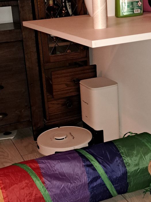 Robot de aspirare Rowenta X-Plorer S75S+ RR8587WH, aspirator si mop