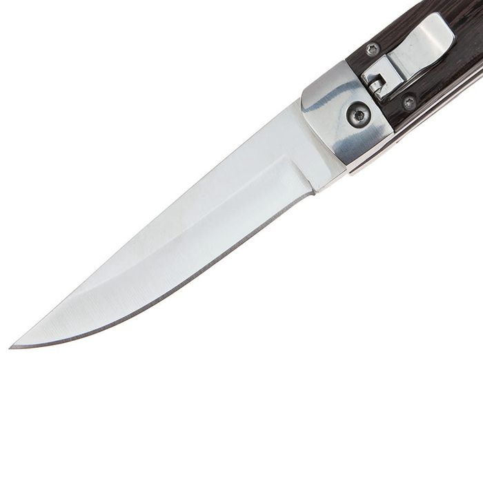 Briceag de vanatoare automat, Renaissance Blade, otel, 21 cm, maro