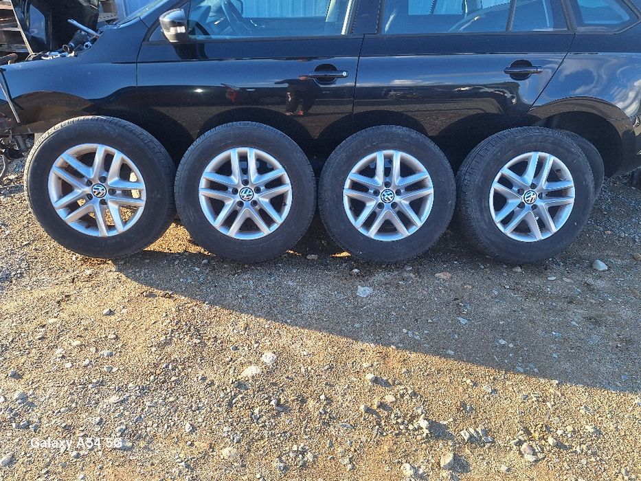 Jante VW Tiguan R16 model San Francisco cu anvelope vara 215/65R16 Bridgestone dot 0223