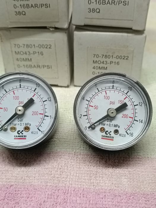 Camozzi,редуцир вентили и манометри
