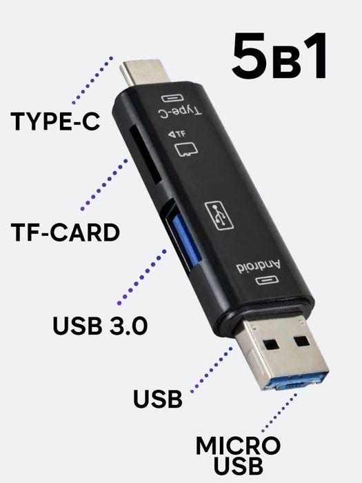 Картридер USB type-c