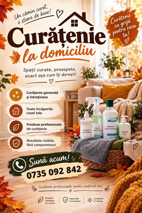 Execut curatenie la domiciliu