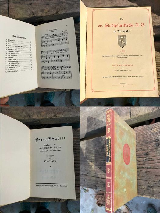 Carti germane vechi, de colectie 1800-1900