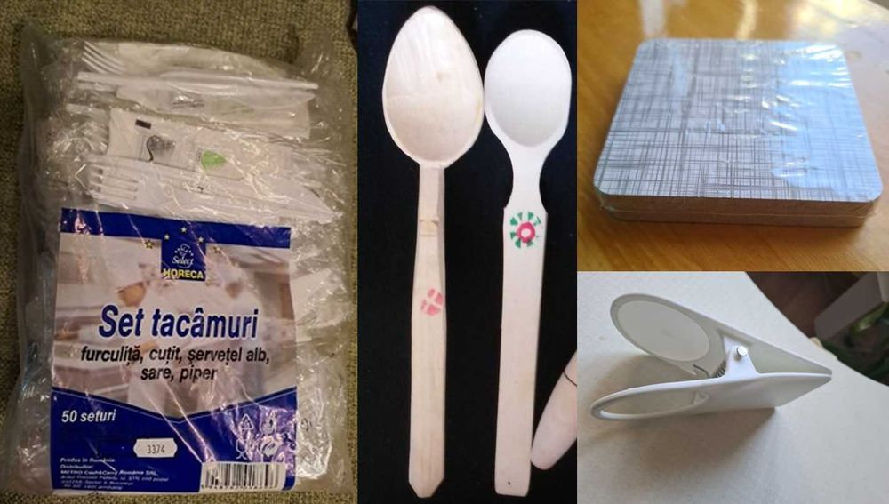 Bucatarie: Set Pahare, Diverse Textile & Ustensile, Tacamuri