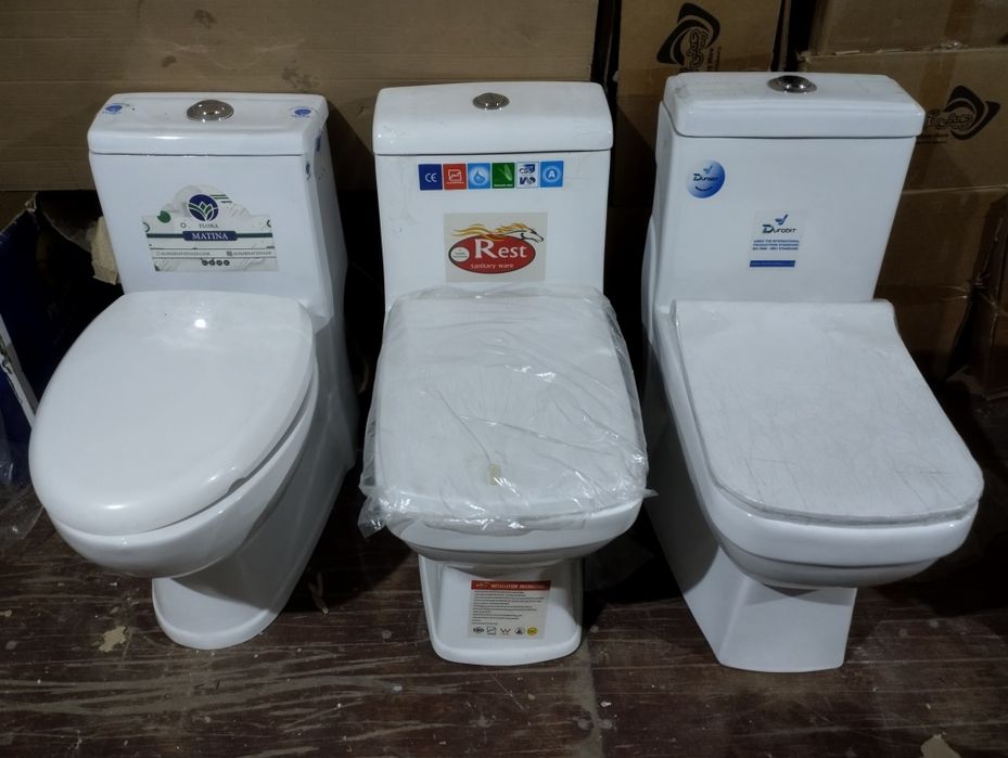 Унитаз литой туалет