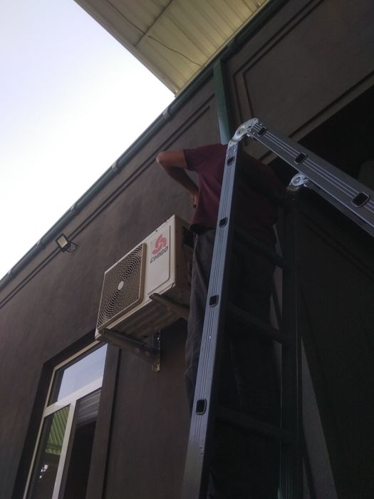 Установка кондиционер