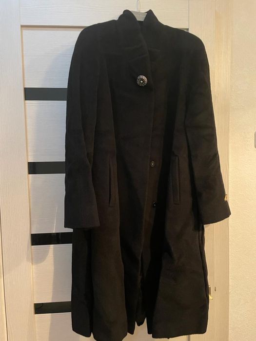 Черное пальто, кашемировое