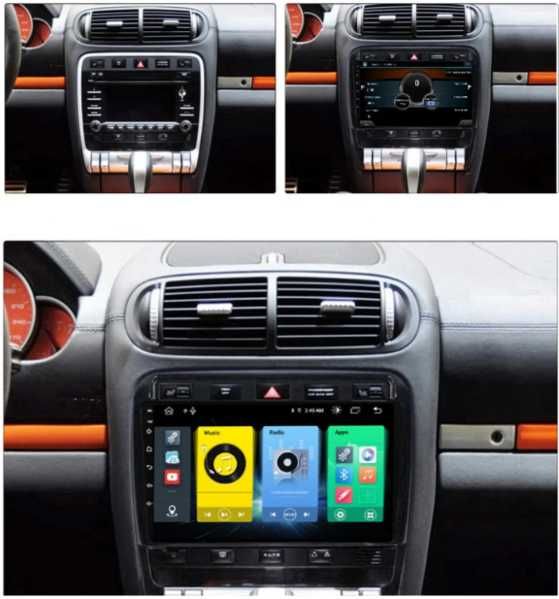 9-инчова мултимедия за Porsche Cayenne (2002–2009) + подарък камера