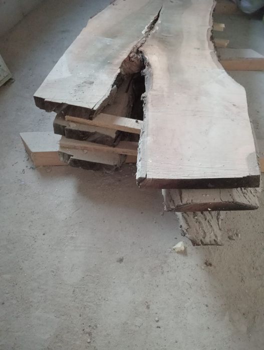 Vand blat din lemn de nuc uscat