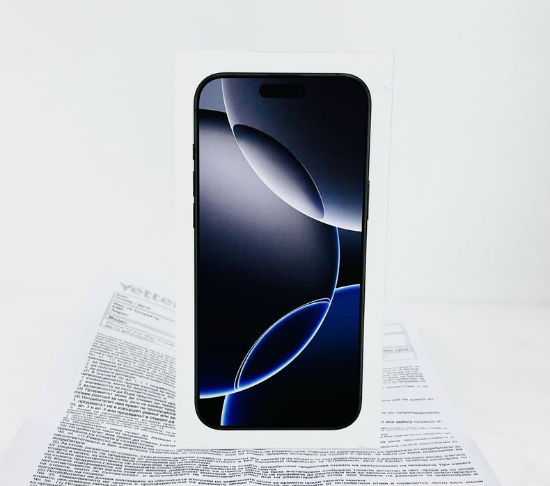 НОВ! Apple iPhone 16 Pro Max 256GB Black / Natural 3г. Гаранция!