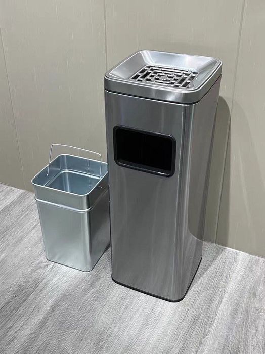 Урна для мусораМеталлическая урна для офисных отходов