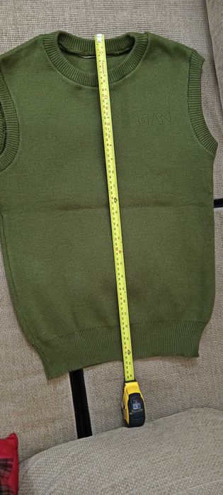 Vestă kaki MApN RSR din lână – mărime reală 44–46 (etichetă 48)