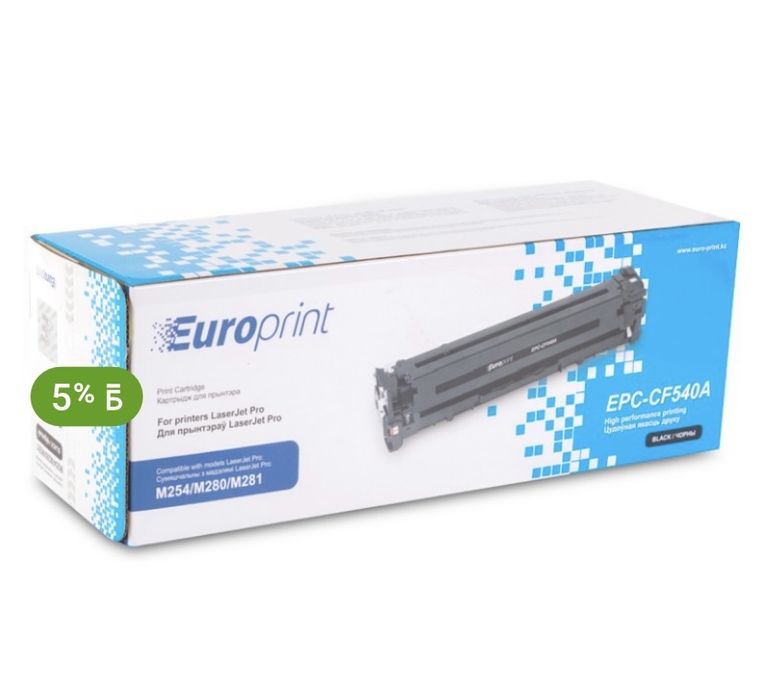 •Картриджи Europrint EPC-CF540A черный