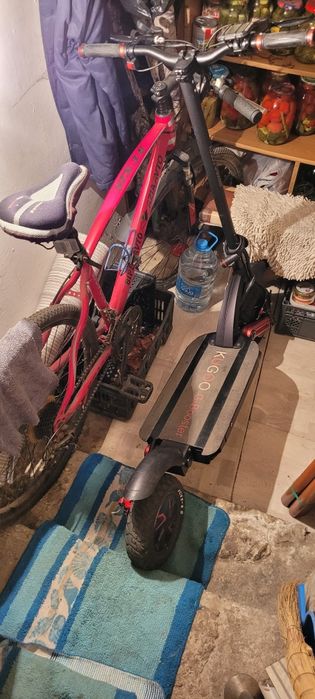 Горный велосипед и самокат Kugoo G-Booster