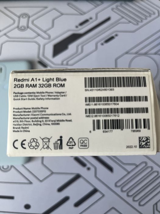 Xioami redmi a1+