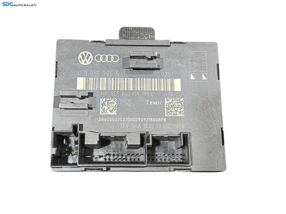 Unitate Modul Calculator Control Confort Portiera Usa Stanga Spate Audi A4 B8 2008 - 2016 Cod 4F0959795N [LR1123]