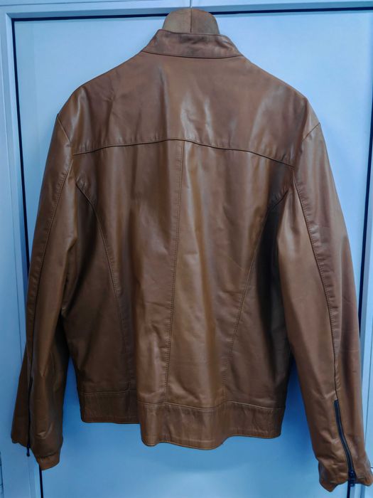 Geaca piele VERA PELLE Italia L-XL model deosebit