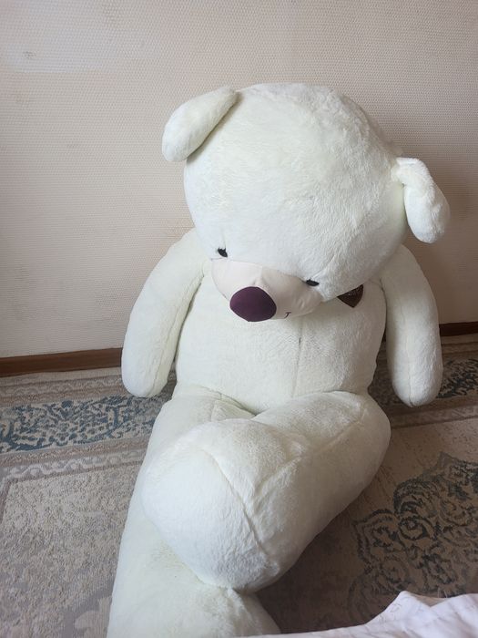 ОГРОМНЫЙ плюшевый мишка 160 см  мягкий, как новый
Высота — 160 см, о