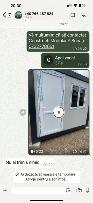 Vand containere modulare