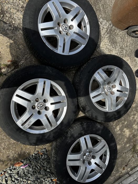 Set 4 jante aliaj cu anvelope Volkswagen – 16”