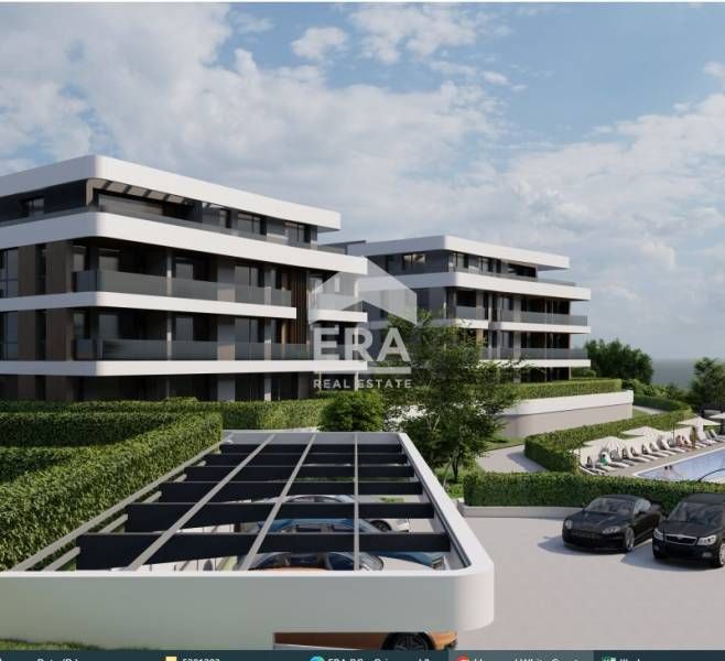 ЕКСКЛУЗИВНО! Двустаен, южен апартамент с морска панорама и двор 80 кв.