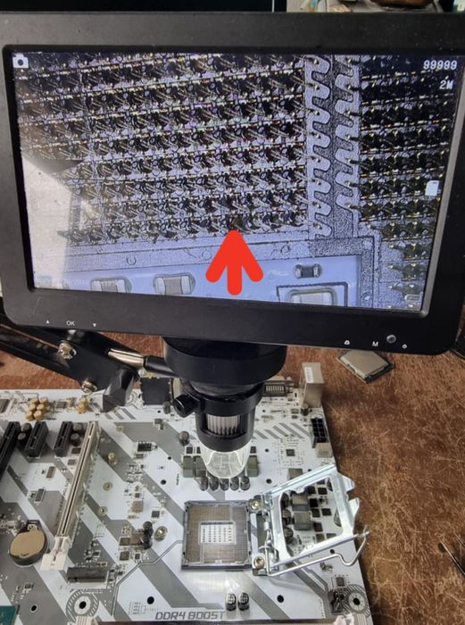 Ремонт на LGA Сокети , Смана на индивидуални пинове