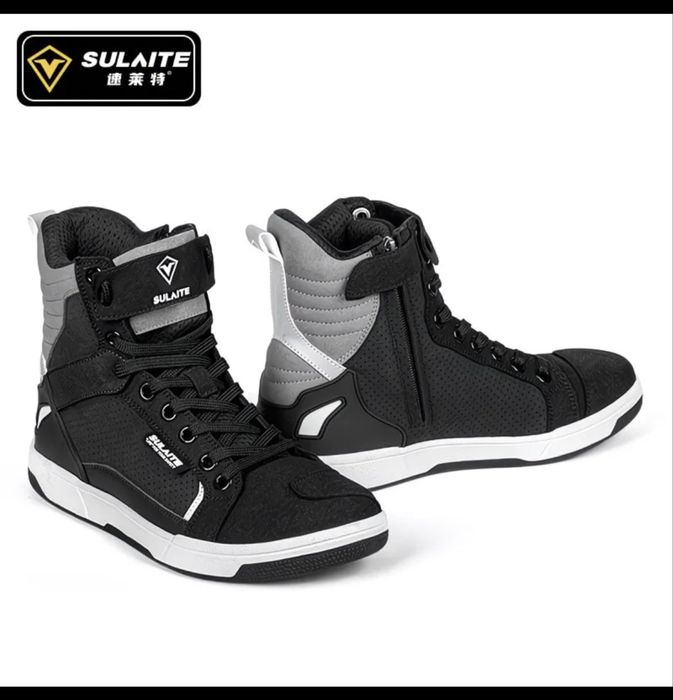 Мото ботинки с защитой